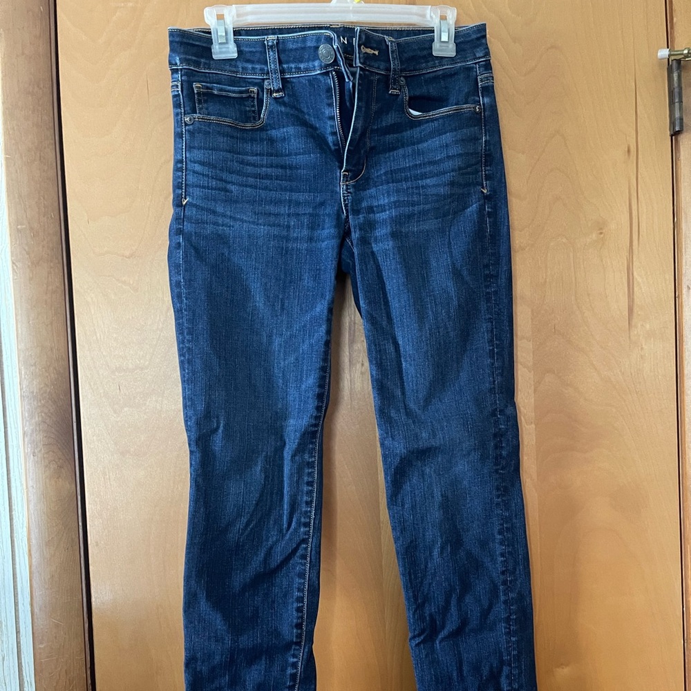 American Eagle Outfitters Dark Blue Skinny Jeans